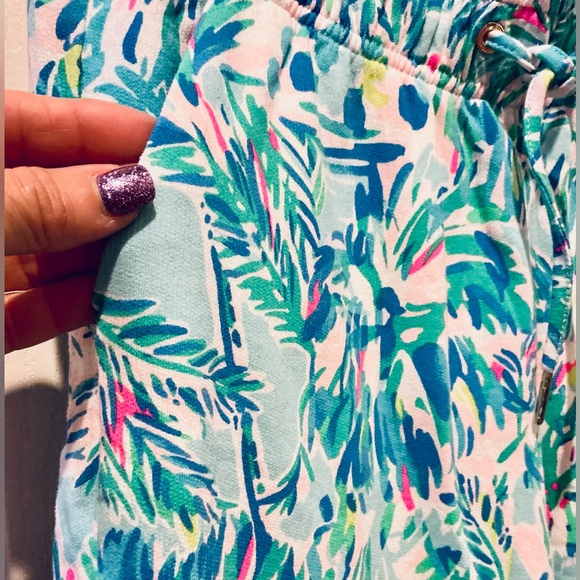 Lilly Pulitzer Tropical Emora Cabana Pant Mid Rise Cocktail Woman Size Medium - Picture 5 of 14